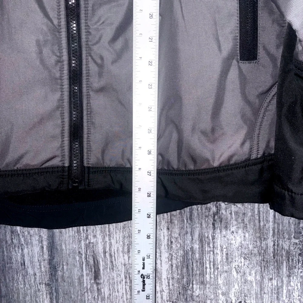 The North Face Summit Series Windstopper Jacket Men's Size L Gray Black Full Zip